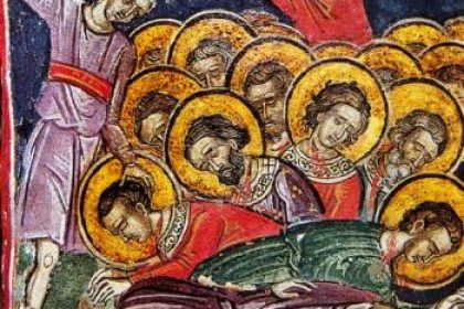 Sfinţii 33 de Mucenici din Melitina; Sf. Cuv. Lazăr din Muntele Galisiei calendar ortodox