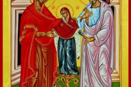 Sf. şi Drepţii dumnezeieşti Părinţi Ioachim şi Ana; †) Sf. Cuv. Chiriac de la Tazlău; †) Sf. Cuv. Onufrie de la Vorona; Sf. Părinţi de la Sinodul al III-lea Ecumenic calendar ortodox