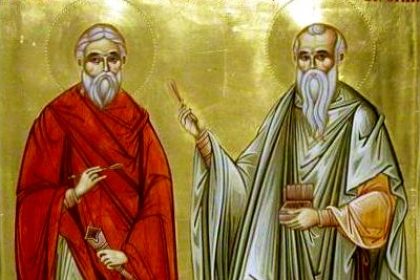 Aducerea moaștelor Sf. Mc. doctori fără de arginți Chir și Ioan; Sf. Mc. Papias calendar ortodox
