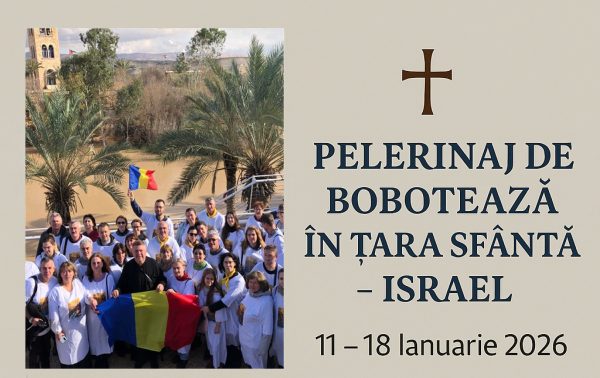 PELERINAJ DE BOBOTEAZĂ ÎN ȚARA SFÂNTĂ | CURSA HISKY |🗓️ 11 - 18 IANUARIE 2026 | 💶 Tarif: 560 EURO + 680 USD/Pers.