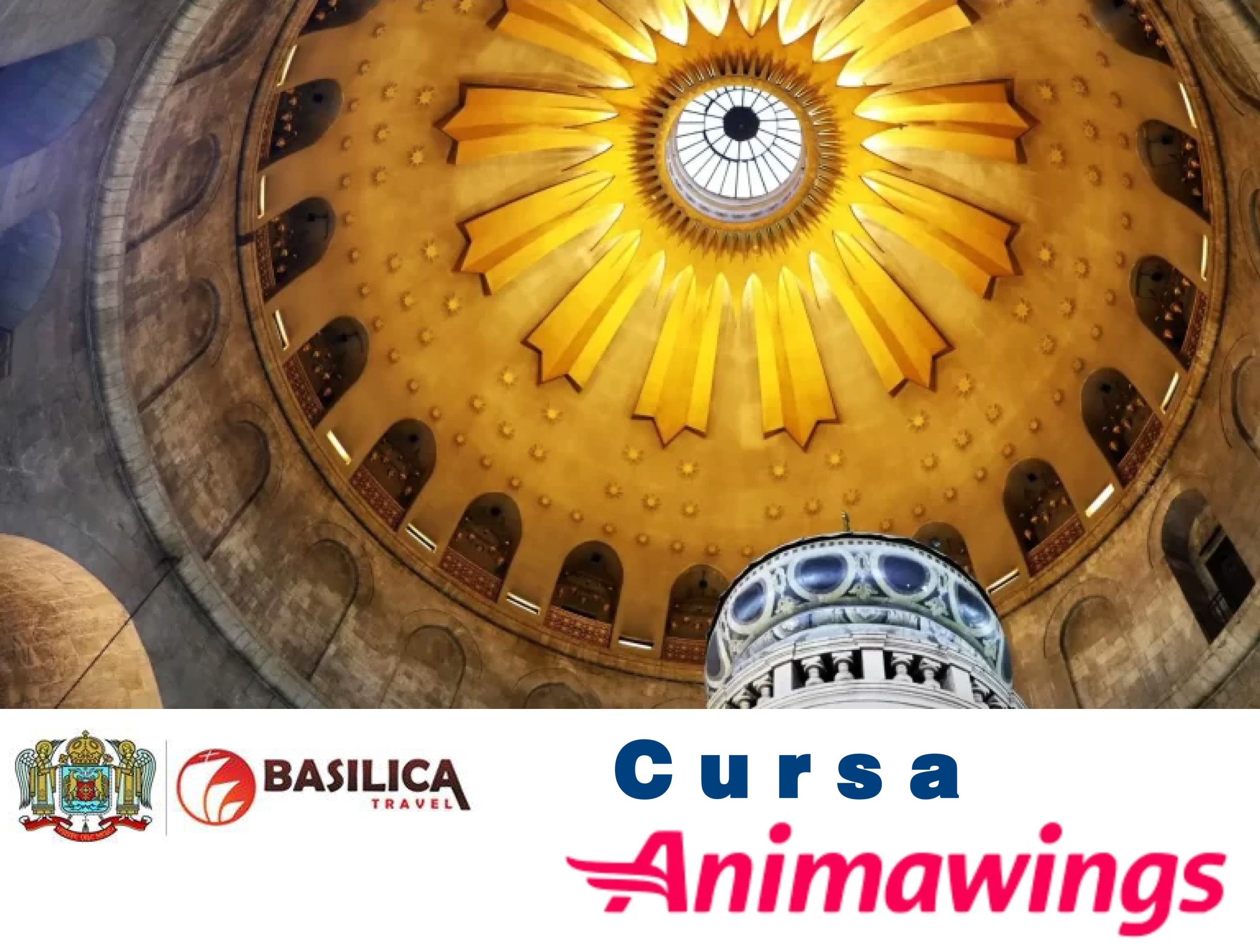 PELERINAJ ÎN ȚARA SFÂNTĂ | CURSA ANIMAWINGS | ➡️ 05 – 08 MARTIE; 26 - 29 MARTIE | 2026 | 💶 Tarif: 395 EURO + 395 USD/Pers.