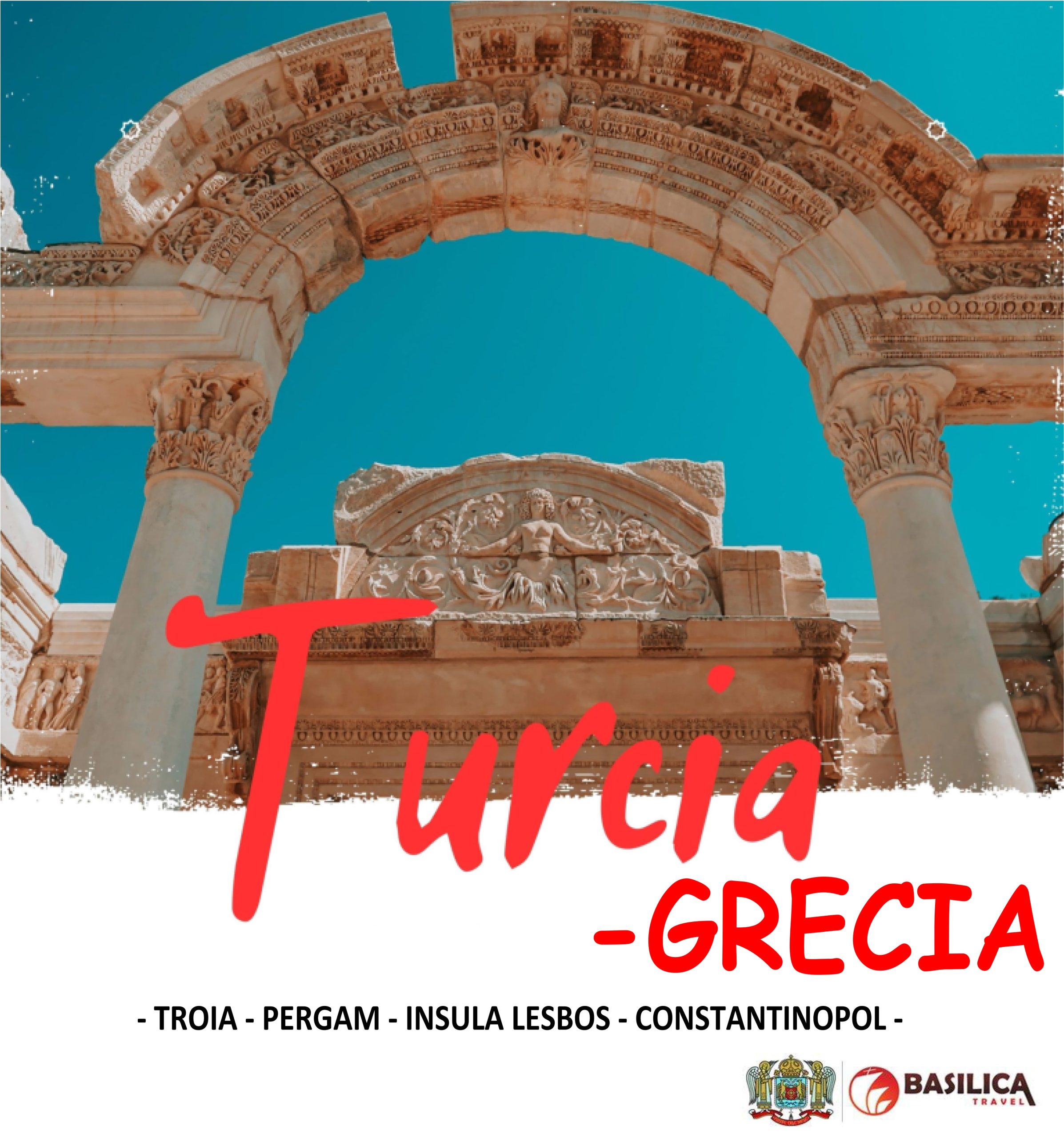 PELERINAJ în TURCIA – GRECIA (TROIA, PERGAM, INSULA LESBOS, CONSTANTINOPOL) | ➡️ 27 Aprilie – 05 Mai, 21 – 29 Septembrie, 19 – 27 Octombrie | 2026 |
